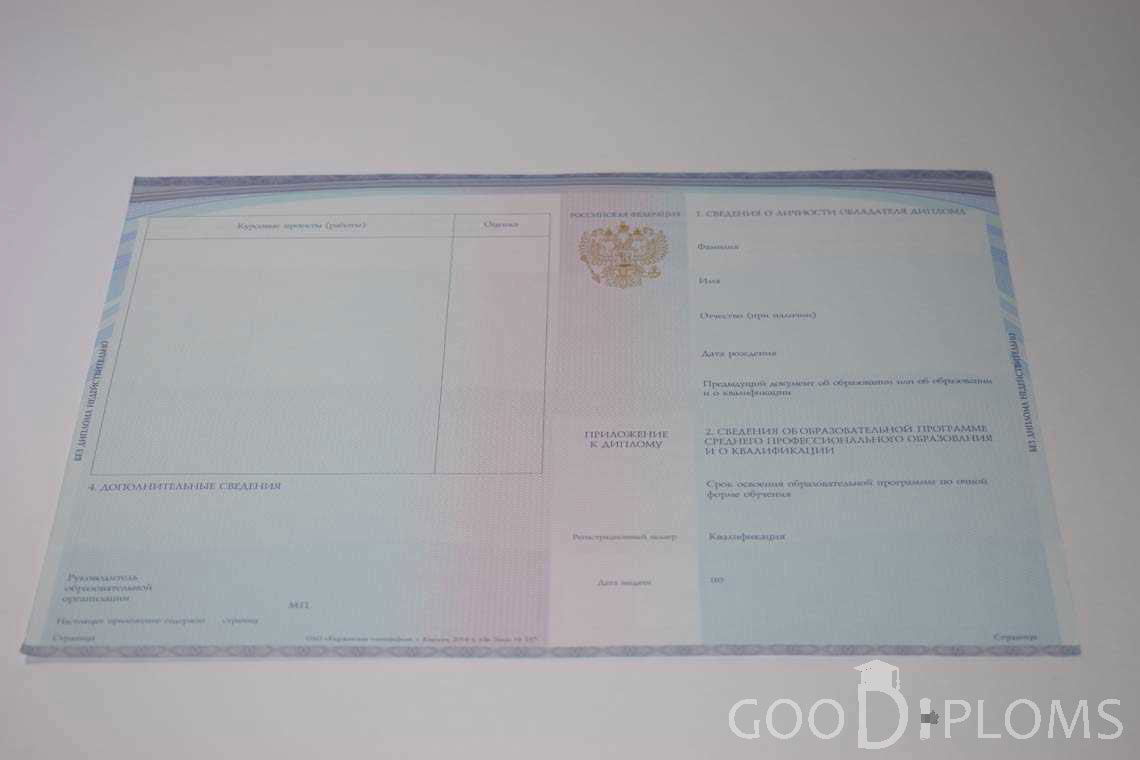 Приложение к Диплому Техникума с Отличием в период c 2014 по 2025 год - Атырау